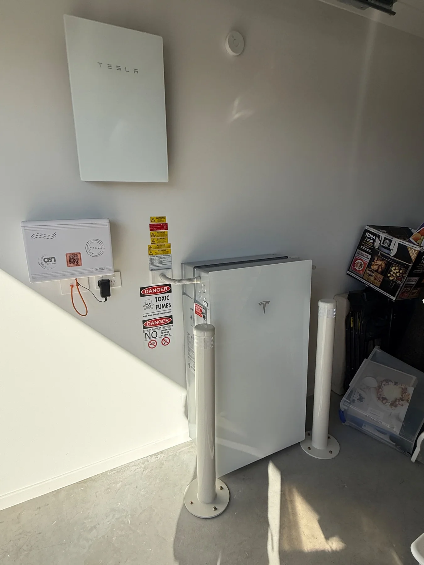 Battery installation